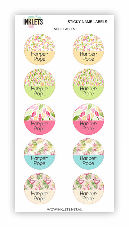 Tropics Name Label Bundle