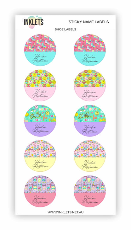 Roller Skating Name Label Bundle