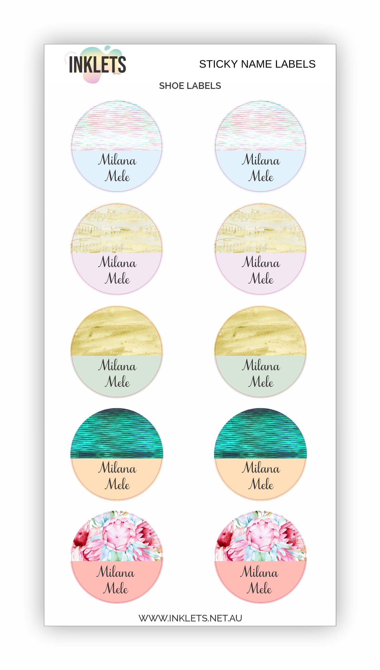 Protea Symphony Name Label Bundle