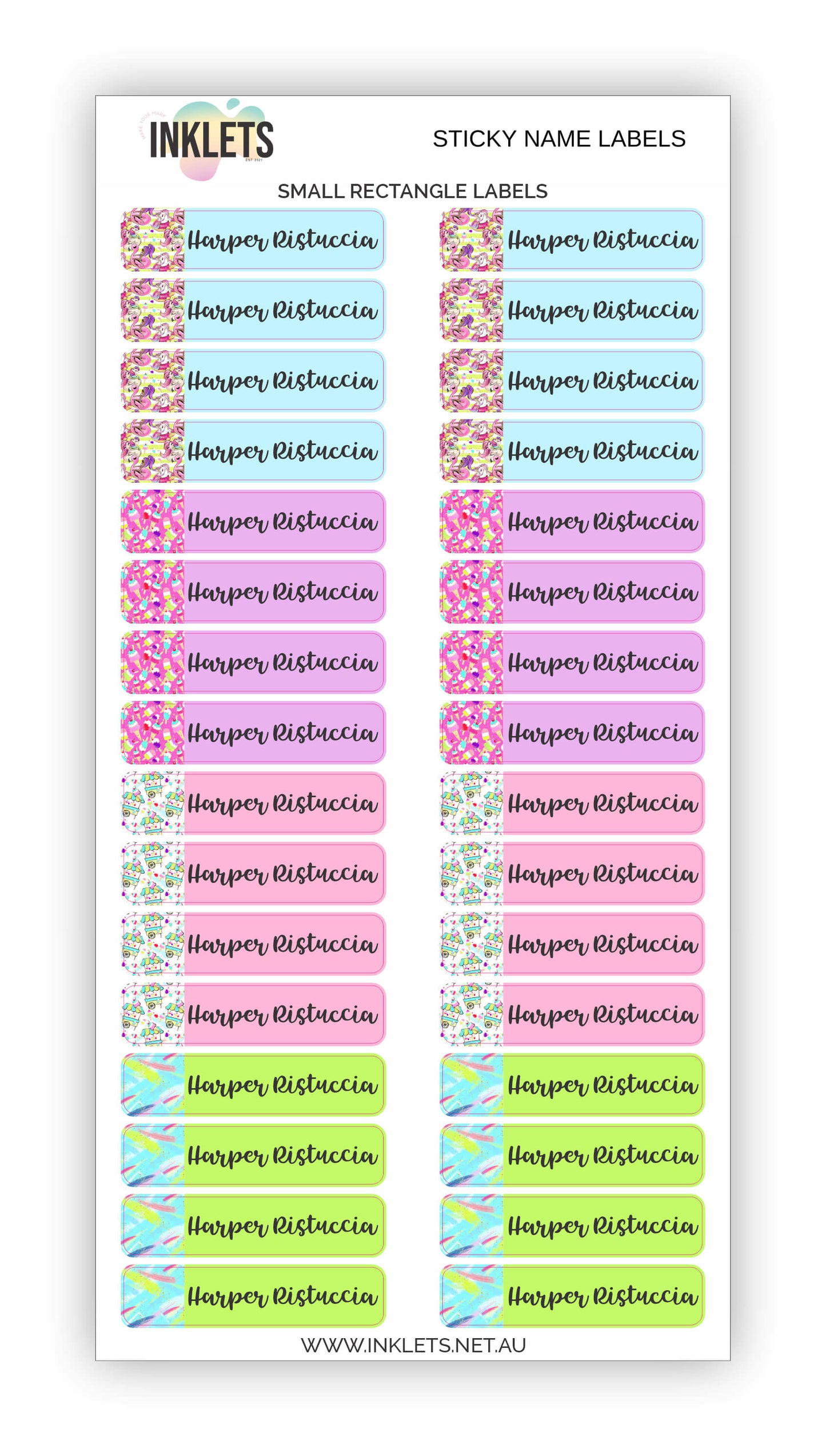 Pool Party Name Label Bundle