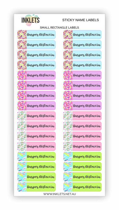 Pool Party Name Label Bundle