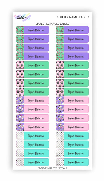 Soccer Girls Name Label Bundle