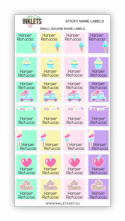 Ice Cream Name Label Bundle